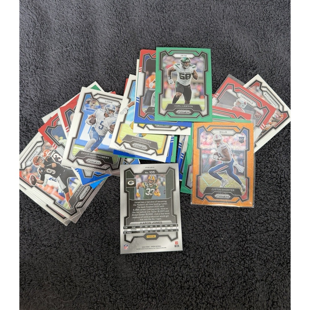 2023 Panini Prizm NFL Football player cards Numbered lot of 25 Random AQ